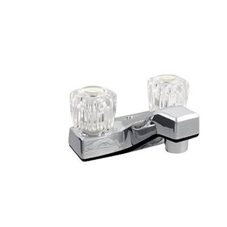 Ldr Industries LDR 012 4155CP-WS 1.5 GPM Chrome Dual Handle without Pop Up Lavatory Faucet 012 4155CP-WS